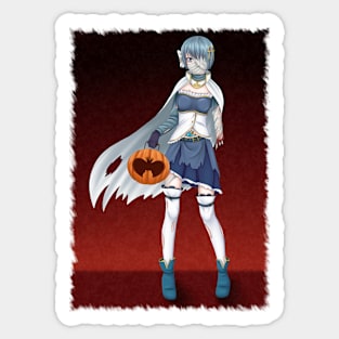 Mummy Sayaka Background Jagged Sticker